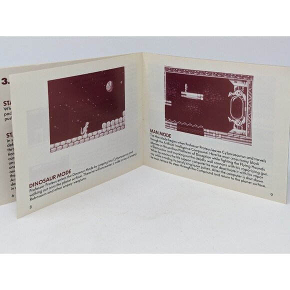 Dynowarz: The Destruction of Spondylus (Nintendo NES, 1990) Manual - Picture 6 of 6